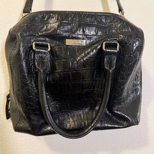Kate Spade Black Snakeskin Handbag